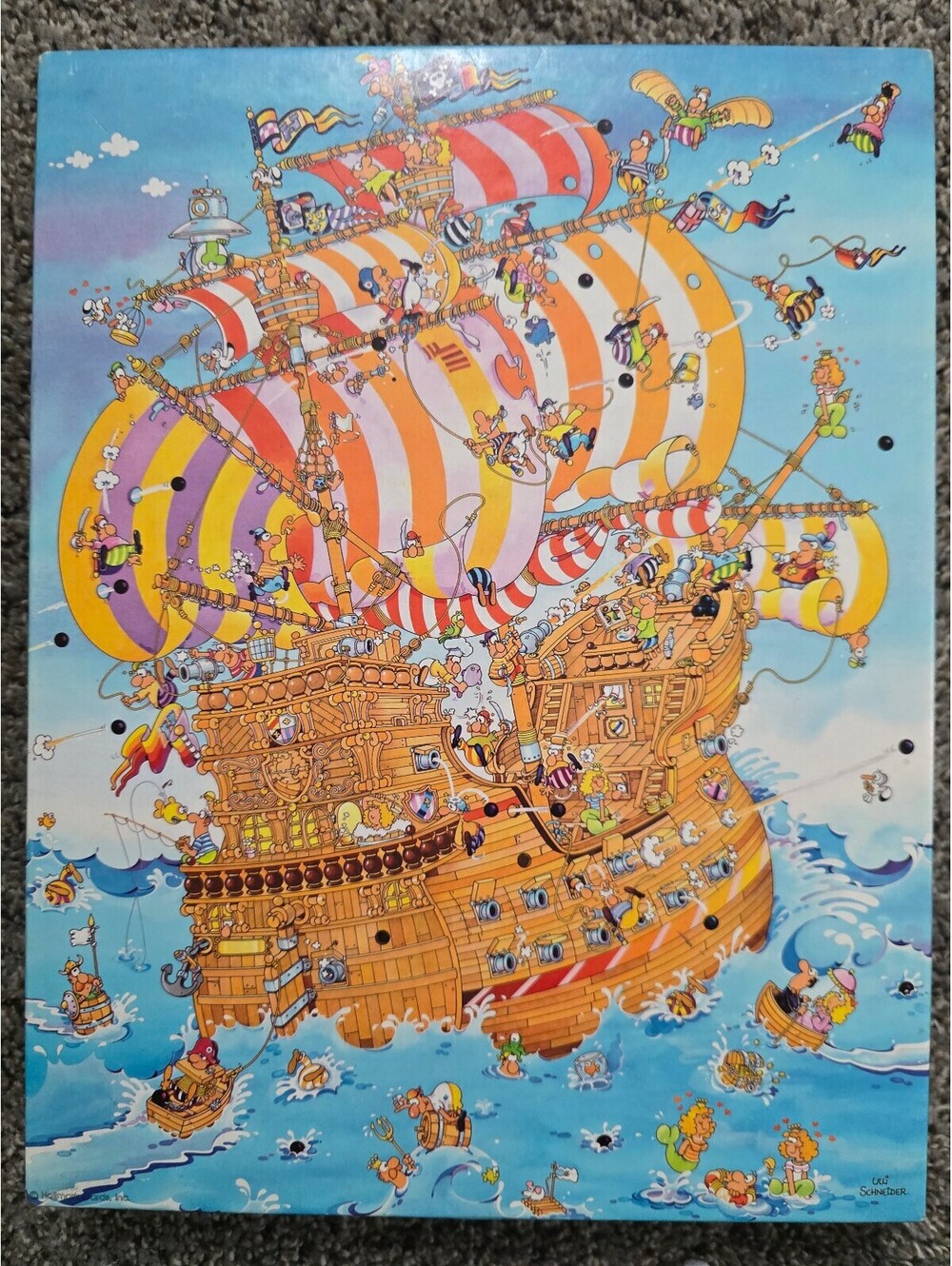 Springbok 500 Piece Jigsaw Puzzle - High Jinks on the High Seas